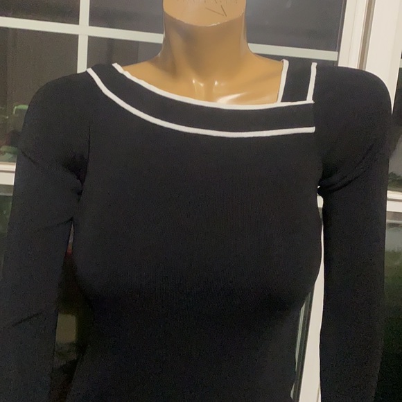 ‼️ Lovely Black Fitted Mini Dress - Picture 3 of 7